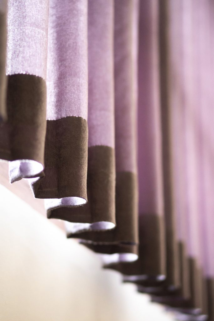 cortinas moradas la industrial